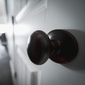 Matte Black Door Knob
