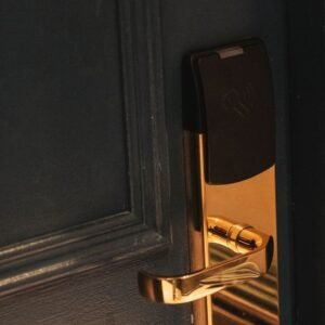 Gold Finish Lever Door Handle
