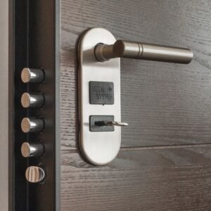 Security Door Lock Set with Lever Handle
